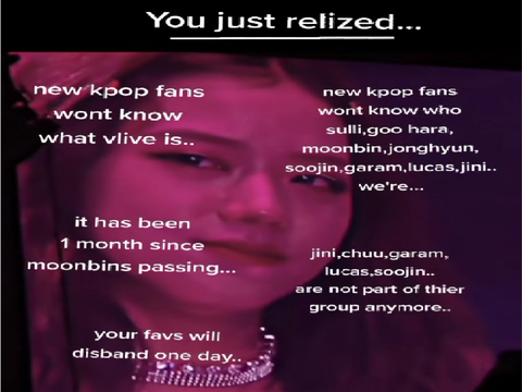 You just realized...