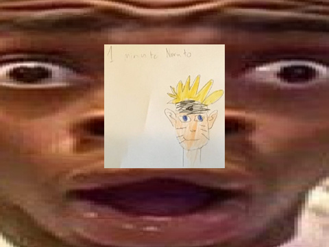 My one minute Naruto speedrun #NotArt