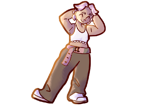 I actually drew a human
