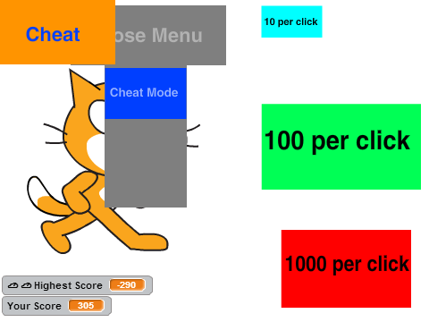 Click The Cat! (Testing stage) bug fixed