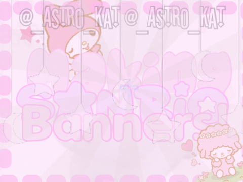 ♡♡ #002 // making sanrios a banner!