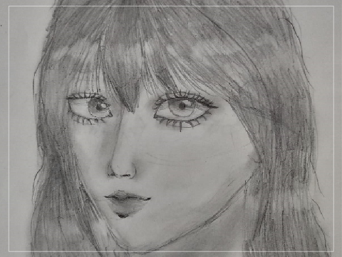 She's looking at you {Art}