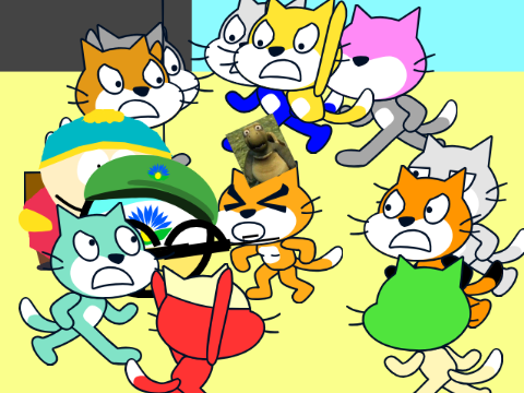 i added me, eric cartman and a tortoise for no apparent reason