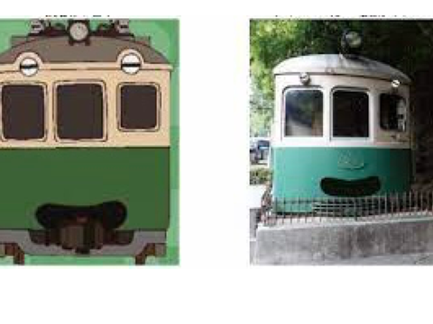 シンギポール固有鉄道　　偽物電車