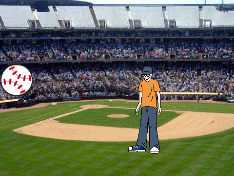 dude gets hit in the face with a baseball!!!!