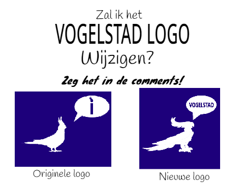 Zal ik het Vogelstad logo wijzigen?