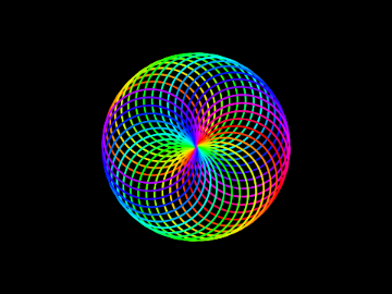 intertwined colored circles