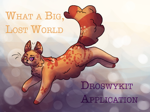 oh, what a big, lost world.  drowsykit application - wip 