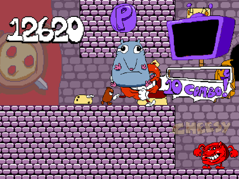 Pizza Tower but reversed goal