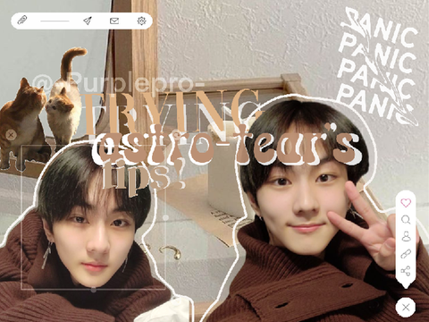 ꒰ trying astro-tears tips !