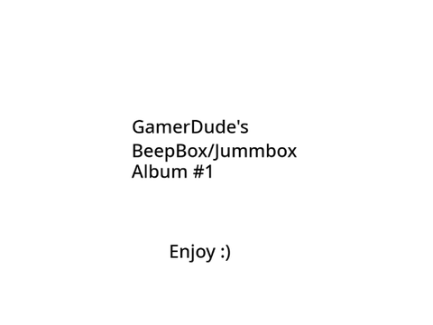 BeepBox/Jummbox Album #1