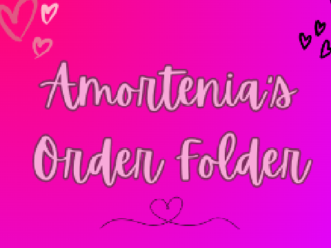 Order Folder ˚ · .