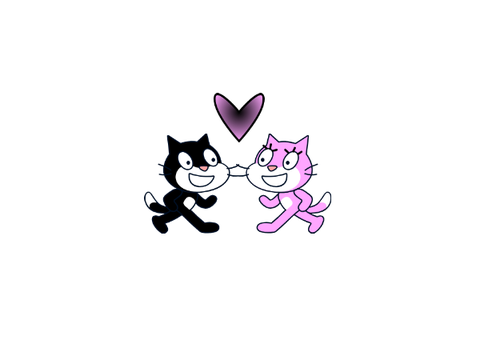 they love each other! A greetings to Mrs. Scratchy
