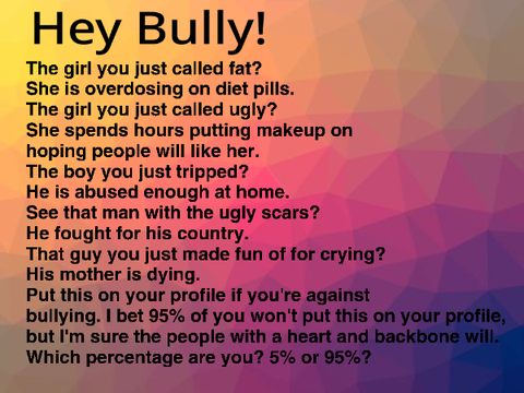 Remix this if you are against bullying <3 remix
