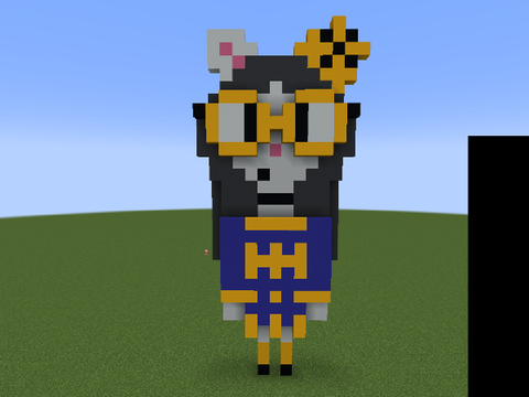 I made Cinna in Minecraft!