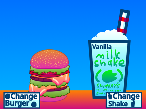 Cheeseburger & MilkShake clicker
