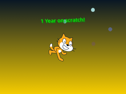 1 Year on scatch