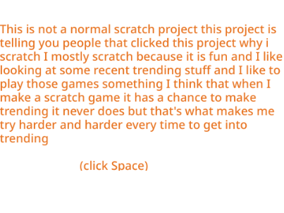Why I scratch
