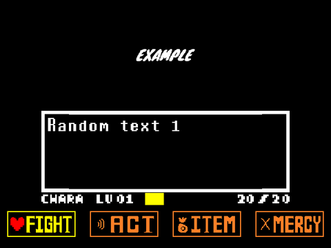 Undertale Engine (Cancellled)