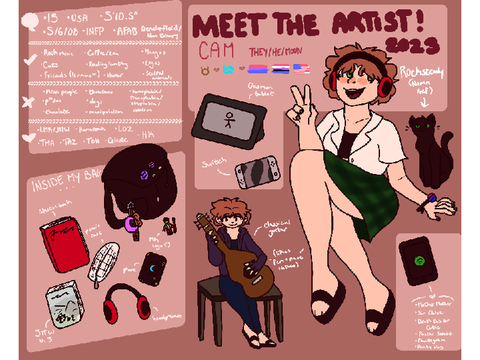 > meet the artist! <