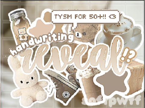 ɞ ⸝⸝ 009┊handwriting reveal !? ⊹ ✦ 。°˖