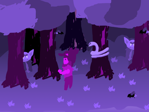 speeddraw Mystic woods
