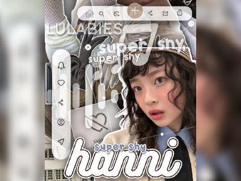 — ↻ . hanni !! ﹕ super shy (◍ ´‌ ♡ ‌`) ⁰³.. ⛲