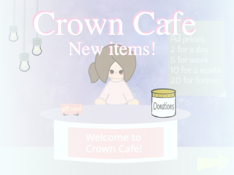 NEW ITEMS! Crown Cafe!