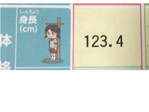 俺の2年の時の身長1、2、3、4、