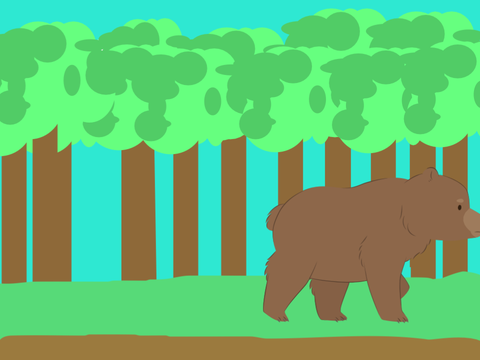 Scratch cat's bad encounter with a bear #All#Animations