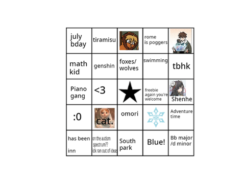 lil' bingo thing :D