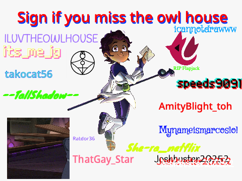 Sign if you miss the owl house remix