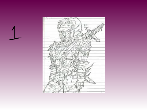 Argonian assassin drawings