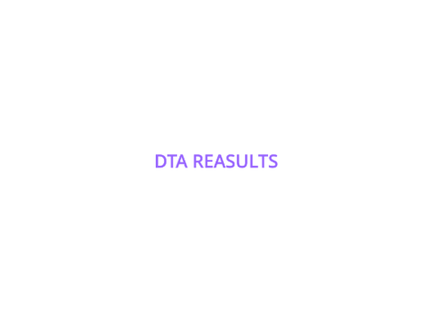 DTA REASULTS 