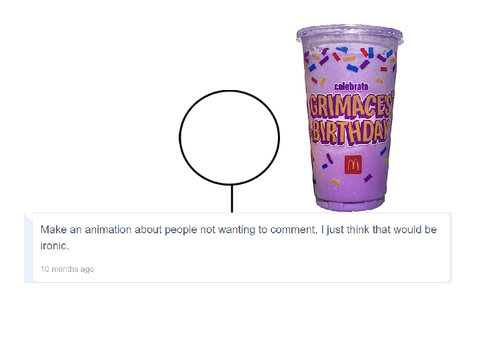 Comment Animations #GrimaceShake #Dangerous #CommentDownBelow