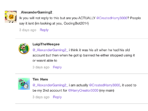 to all the people who think @CreatedHarry3000 is fake.