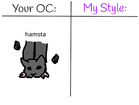 I'll draw your oc in my style! remix