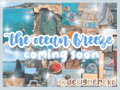 the ocean breeze. now out.