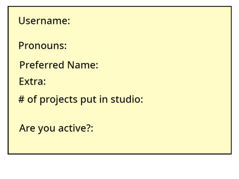 The Rainbow Collective Request Sheet