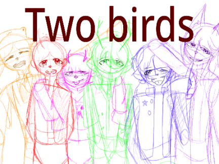 two birds sketch animatic 