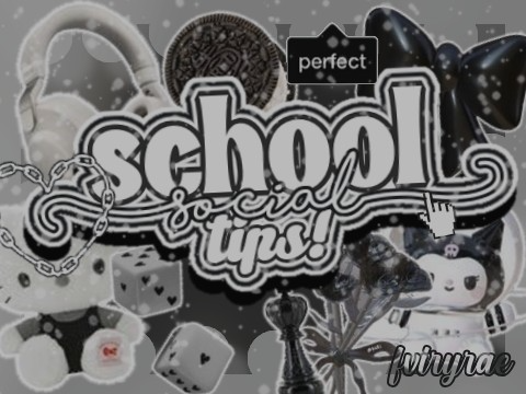 ૮₍ ´ ꒳ `₎ა school social tips ! ⋆˚✿˖°