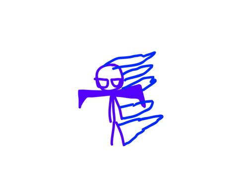 He has came. the champion, blue