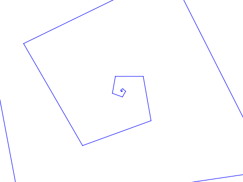 Fibonacci spiral