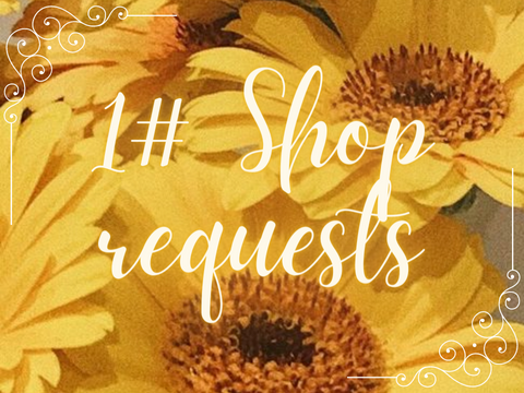 ︵ ✧ . 1# Shop Requests <3 ⺌