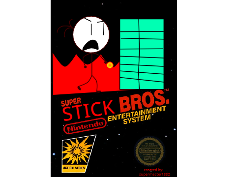 Super Stick Bros cover art (NES)