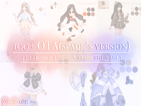 100+ OTA (spade's version) ; 3/5 open