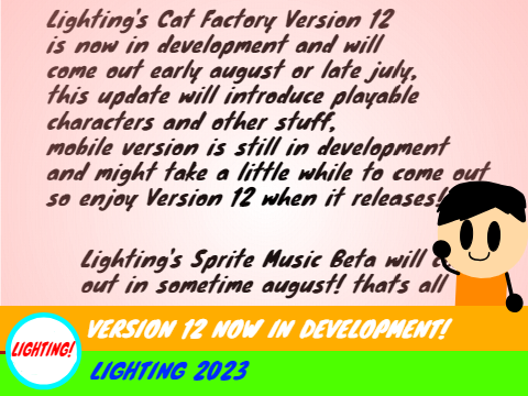 VERSION 12 NOW IN DEVELOPMENT!