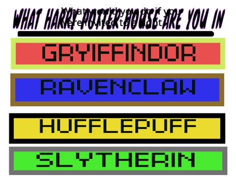 harry potter quiz!