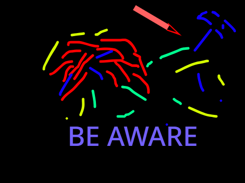 BE FIREWORK AWARE