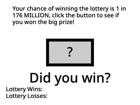 did you win the lottery?